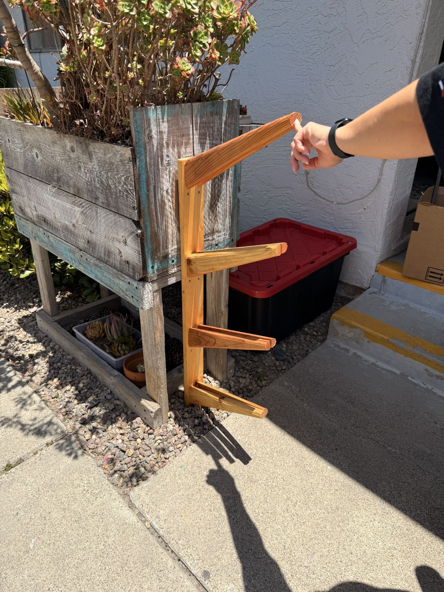 Surfboard rack