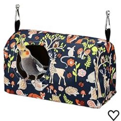 Small Bird House Nest Fabric