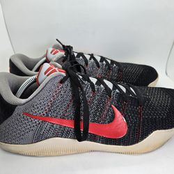 Nike Kobe 11 Elite Low Tinker Muse Basketball Shoes Men's 12 Cool Grey Sneakers