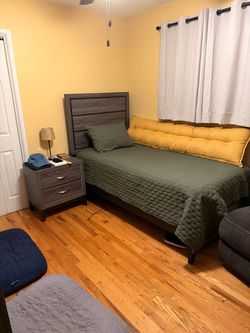 2 Twin Bedrooms, Chest and Dream Cloud firm mattresses