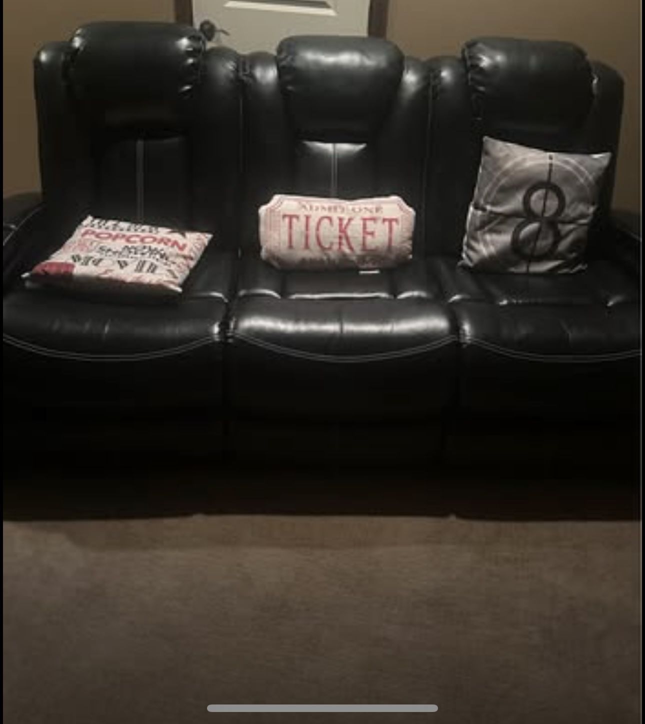 Theatre Chairs Power Reclined 2x