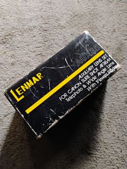 LENMAR AUX 35 Auxillary Lens Set For CANON AF-35M SURE SHOT **OPEN BOX