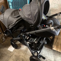NEW! Evenflo Pivot Expand Travel system Upgraded Car Seat 
