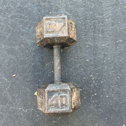 40 Pound Dumbbell