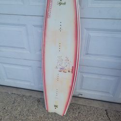 O'BRIEN SWINDLE 139 WAKEBOARD + FIN WATERSPORTS 54" LONG ROUGHLY GOOD vs. EVIL