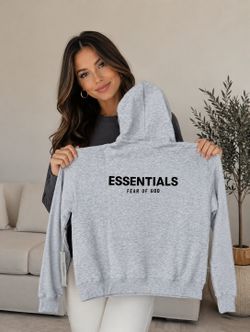 Fear of God Essentials Hoodie – Light Oatmeal | Sizes XXS–XXL | Brand New | Super Limited Stock