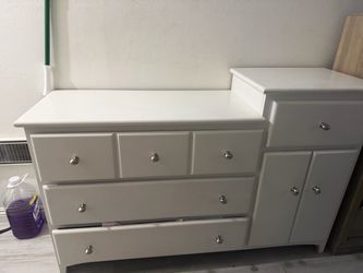 White dresser
