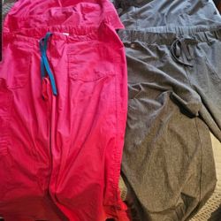 Pink And Grey Scrubs