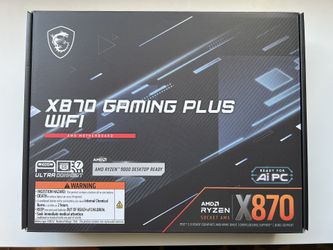 X870  MSI GAMING PLUS WIFI - AMD AM5 - ATX Motherboard