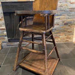 Still Available! Antique Vintage Convertible High Chair