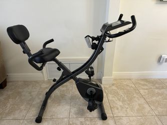 MaxKare Folding Upright Exercise Bike