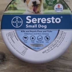  Seresto Vet-Recommended Flea & Tick Prevention Collar for Small Dogs Under 18 lbs., Count of 1