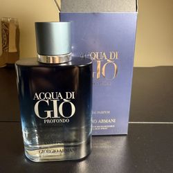 Acqua Di Giò Profondo by Giorgio Armani Eau de Parfum – 3.4 oz / 100ml (Sealed Box)