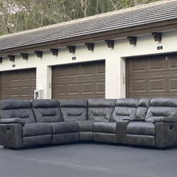 🛋️Sectional Couch/Sofa - Microfiber - Recliners - Delivery Available 🚛