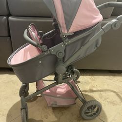 Daydream Multi-Function Single Doll Pram Stroller