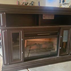 Electric Fireplace TV / Media Stand (with Remote Control) 