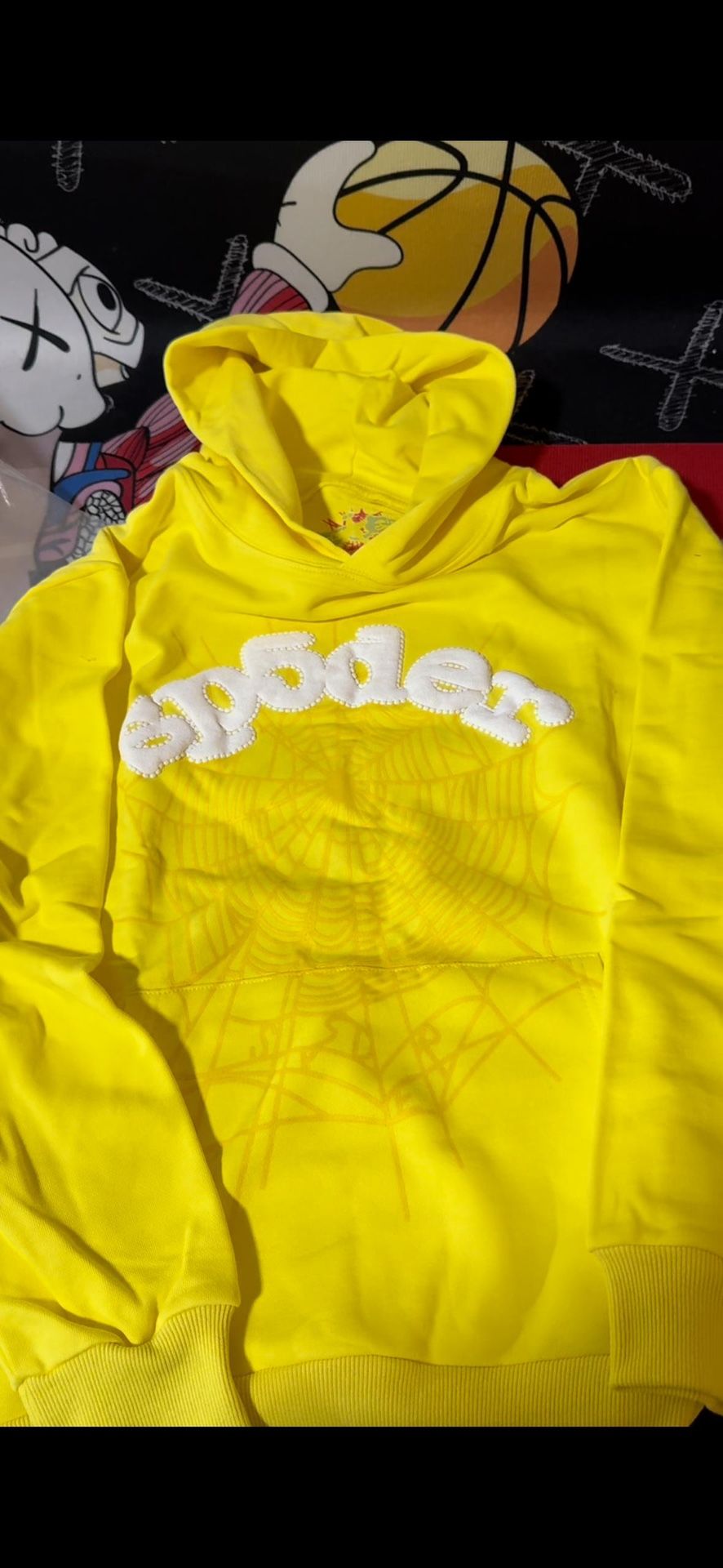 Yellow Sp5der Hoodie