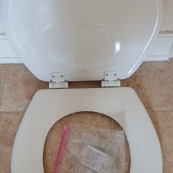 White Toilet Seat 