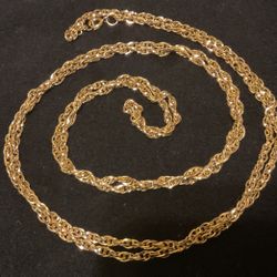 48” Gold Plated Chain/necklace 