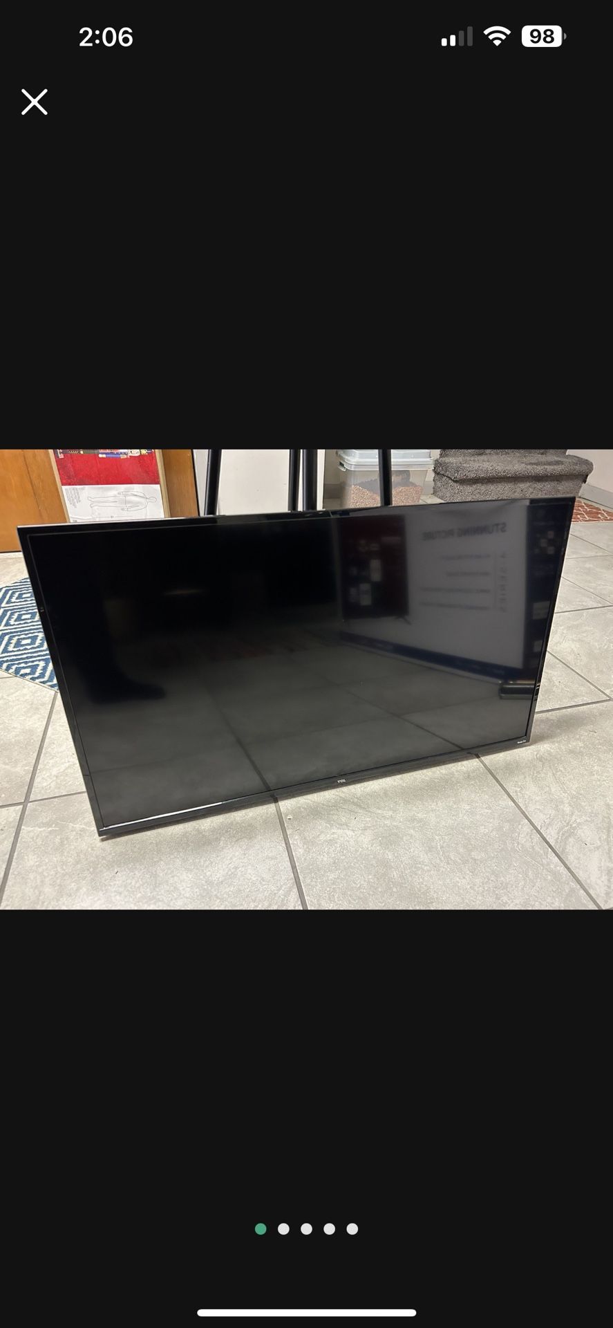 SMART ROKU TV TCL 40" Class S3 S-Class 1080 HP (2 Available)