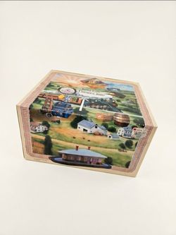Railroad Depots A Sentimental Journey Puzzle Box