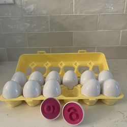 Matching Number Eggs Learning Toy 