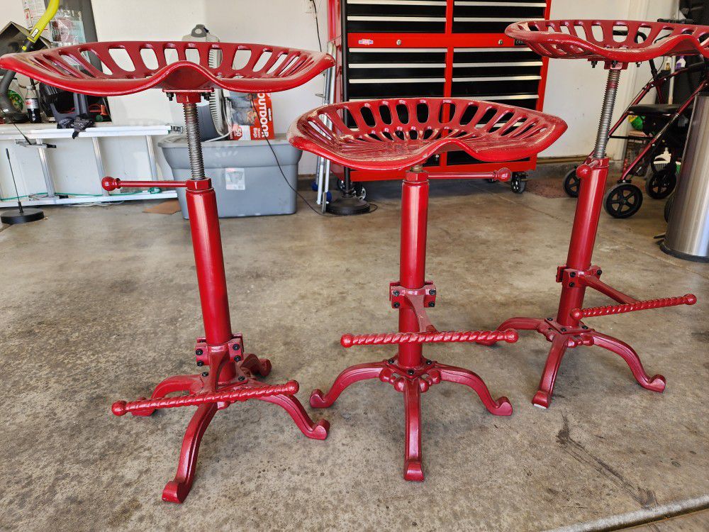 Farm Tractor Stile Iland And Or Bar Stools