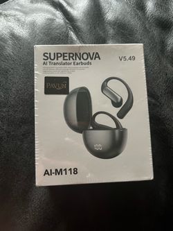 New Supernova AI Translator Earbuds – Sealed