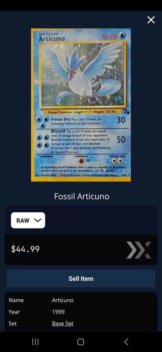 Pokemon Cards Rare/oldschool