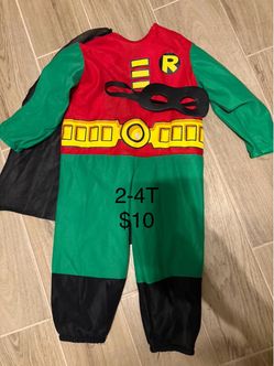 Robin Batman Boy Wonder Toddler Kids Boys Superhero Costume Halloween Birthday