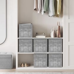 Set of 6 Storage Cubes M