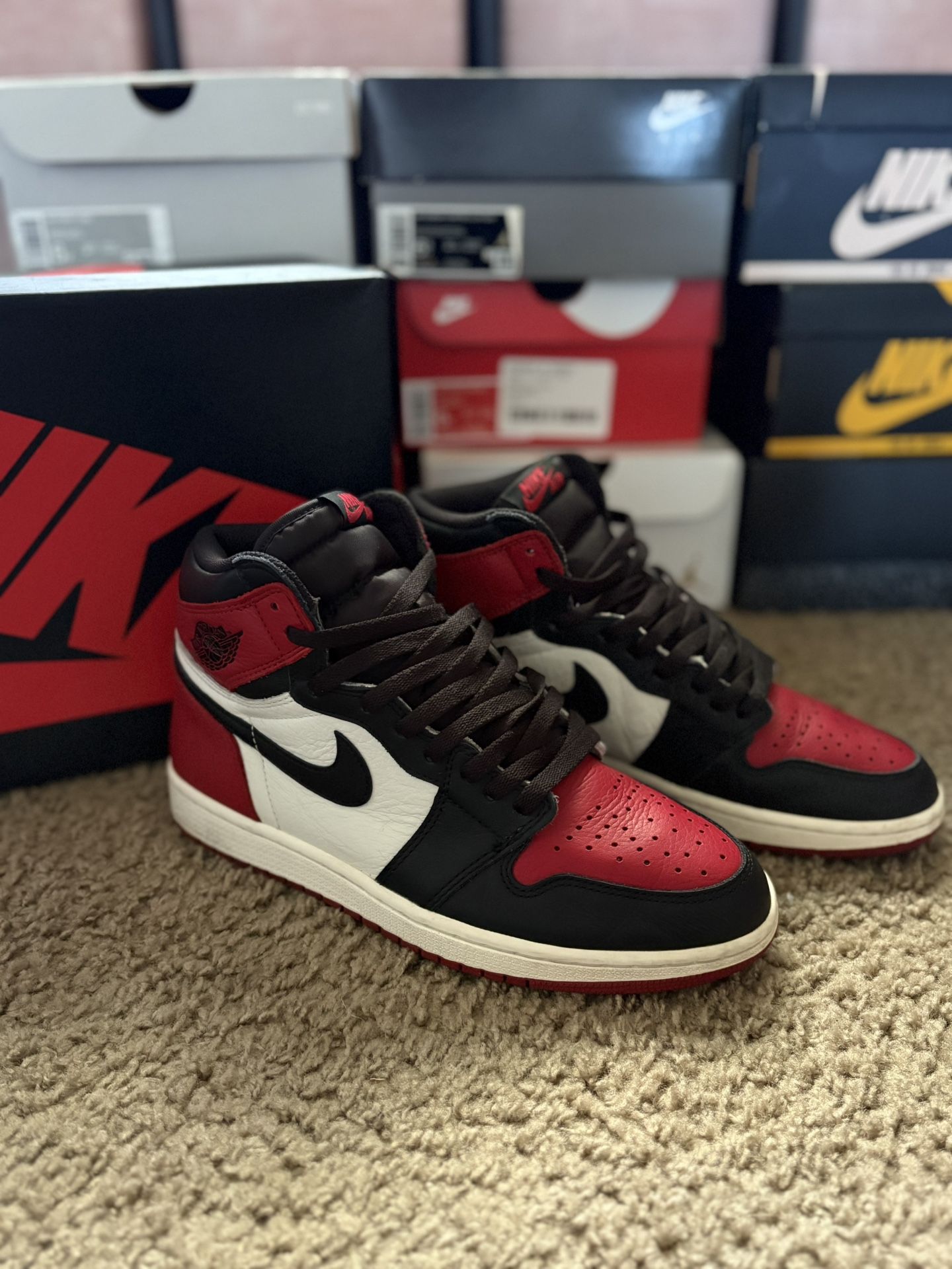 Jordan 1 Bred Toe High