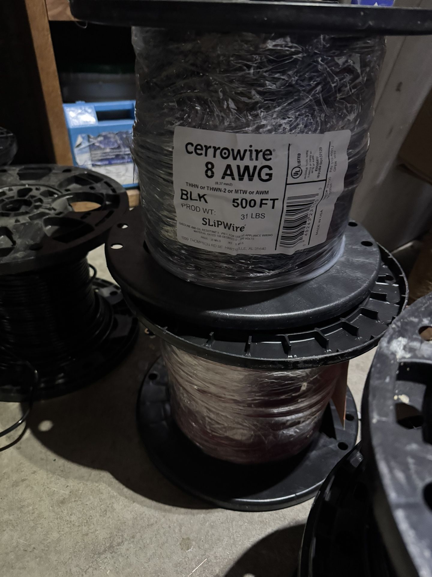 THHN/THWN #8 Wire Spools