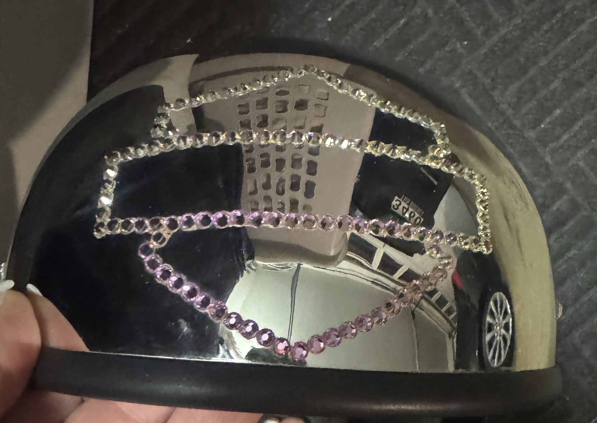 Novelty motorcycle Helmet With Swarovski Crystals
