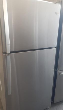 Whirlpool Top Mount Stainless Steel Refrigerator Fridge
