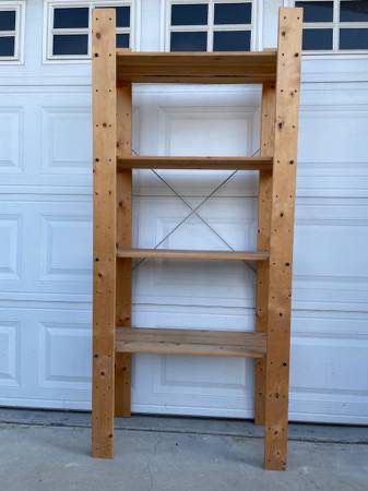Wood Storage Shelf Cabinet