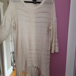 Fringe Long Sweater