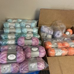 Soho Stitch And Shine Yarn - Lot 