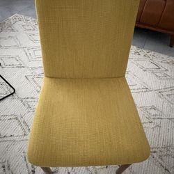 West Elm Mustard Chair