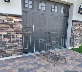 Queen size Headboard  Footboard  2 Nightstands  Pier 1 Imports 