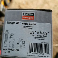 Simpson Strong-Tie Wedge Anchor 303 SS 5/8" x 8-1/2"

