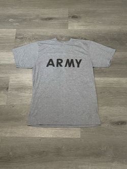 Vintage 1980s Men’s U.S. Army Physical Training Gray Single Stitch Shirt