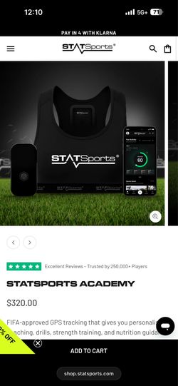 STATSports Academy GPS Performance Tracker