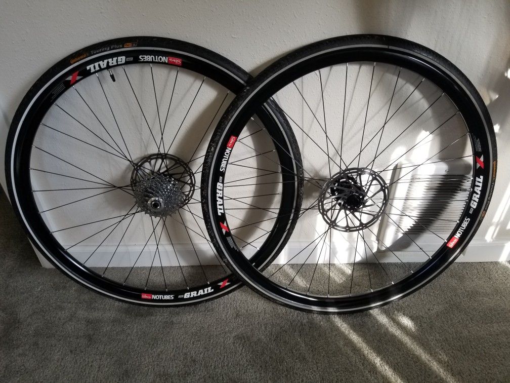 Stans no tube grail bike wheelset 700x32 cyclocross