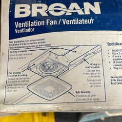 VENTILATION FAN BROAN