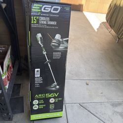 EGO Power trimmer with battery