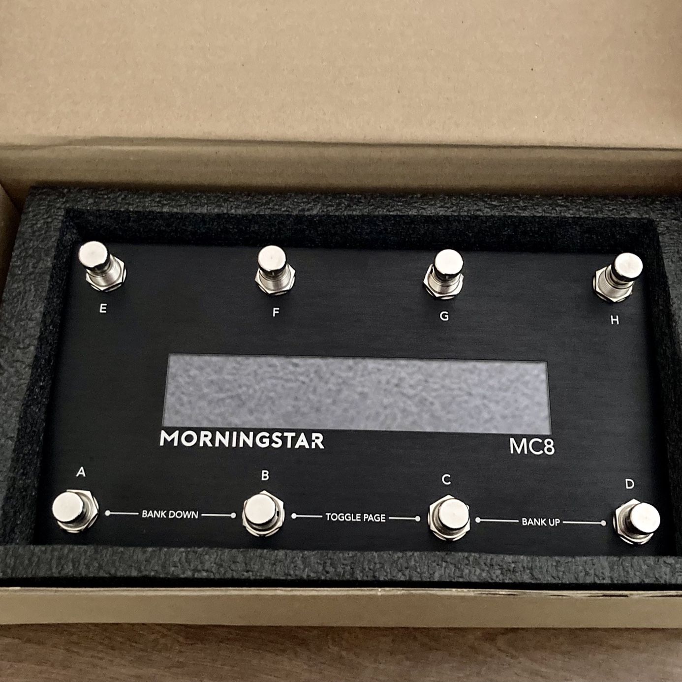 Morningstar MC8 midi controller pedal - excellent/like new