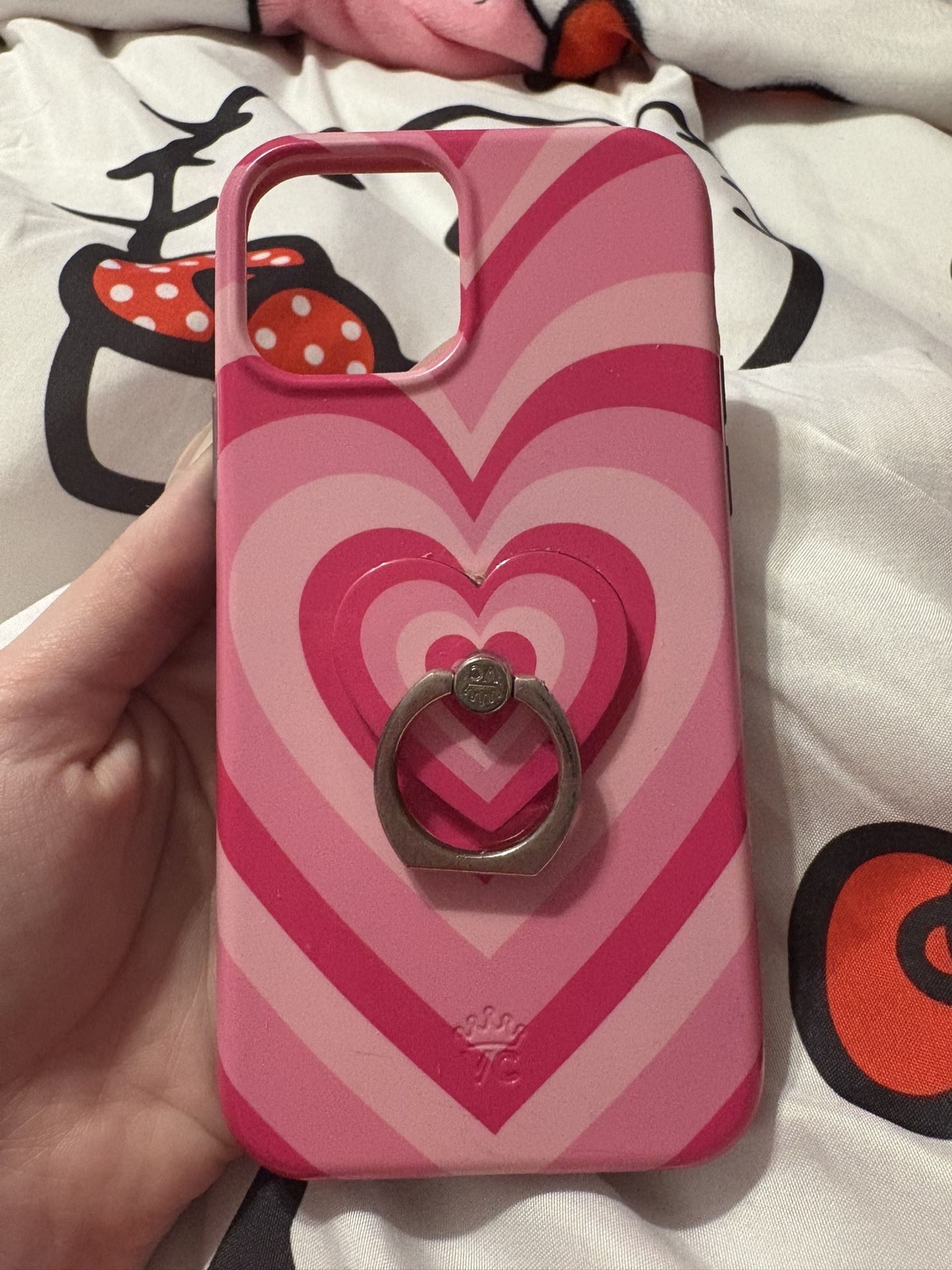 Velvet Caviar Pink Sweethearts IPhone 12 case w/ MagSafe ring