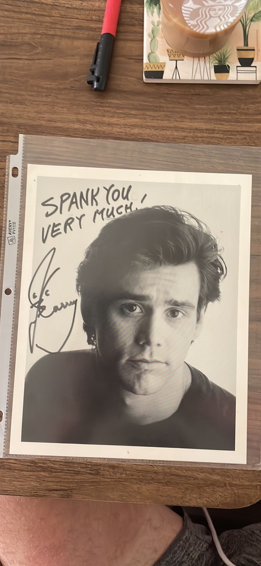Jim Carrey Autographed Photo