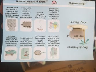 Pusheen things not opened or used in box